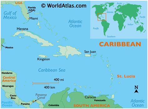 where is st lucia located.